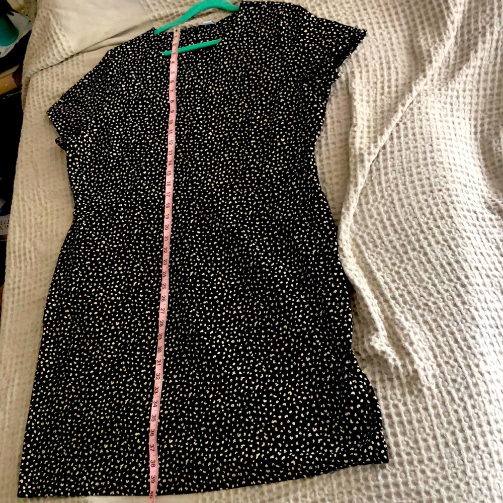Old Navy XXL MIDI Black & Tan NWT Zip Back Has Stretch but not super Stretch